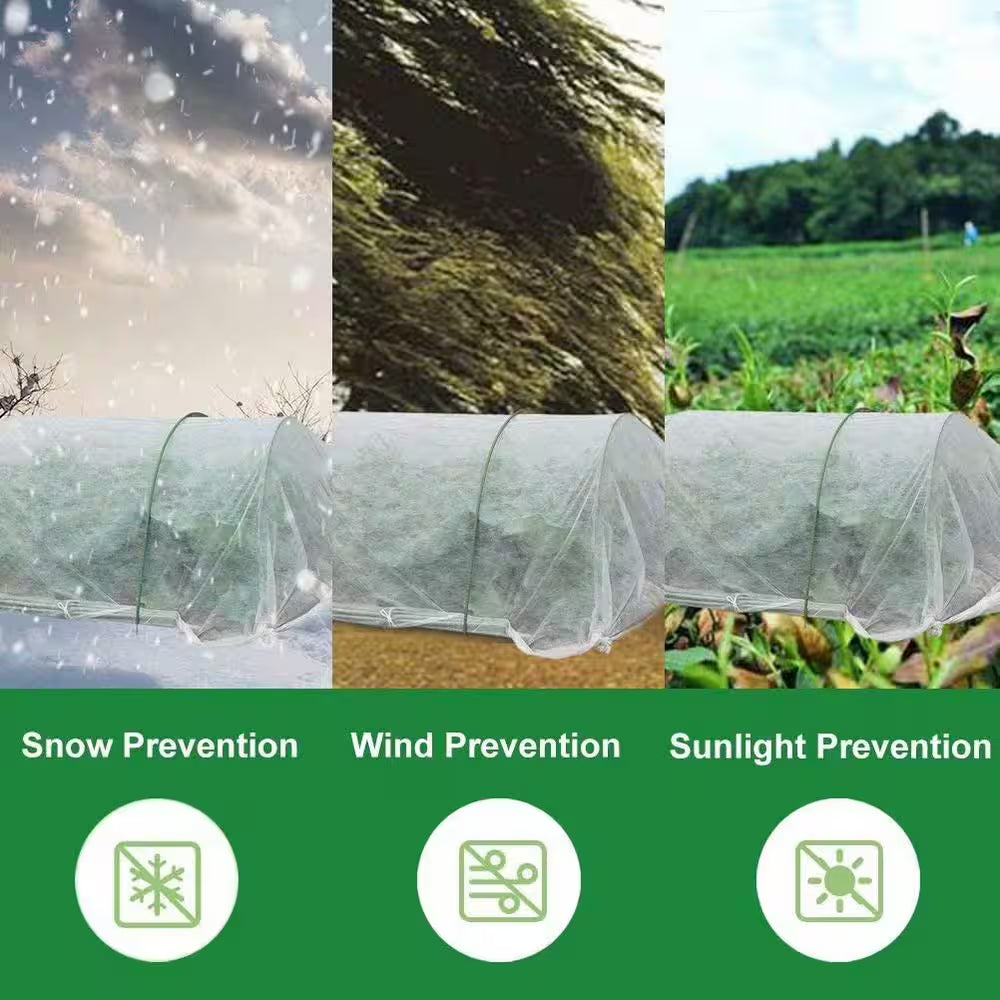 1.5 Oz. 14 Ft. X 50 Ft. Plant Row Cover and Frost Blanket for Garden Seed Germination and Frost Protection Cover
