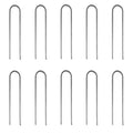 6 In. Galvanized Stakes for Use with 1/4 In. or 1/2 In. Drip Tubing (10-Pack)
