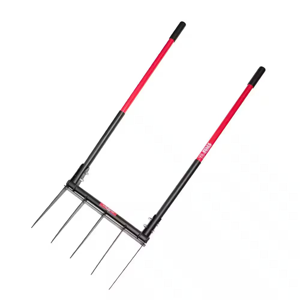 Broadfork with 42.5 In. Fiberglass Handles