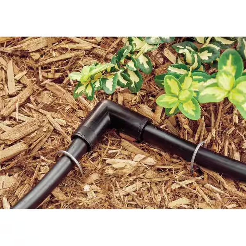 6 In. Galvanized Stakes for Use with 1/4 In. or 1/2 In. Drip Tubing (10-Pack)