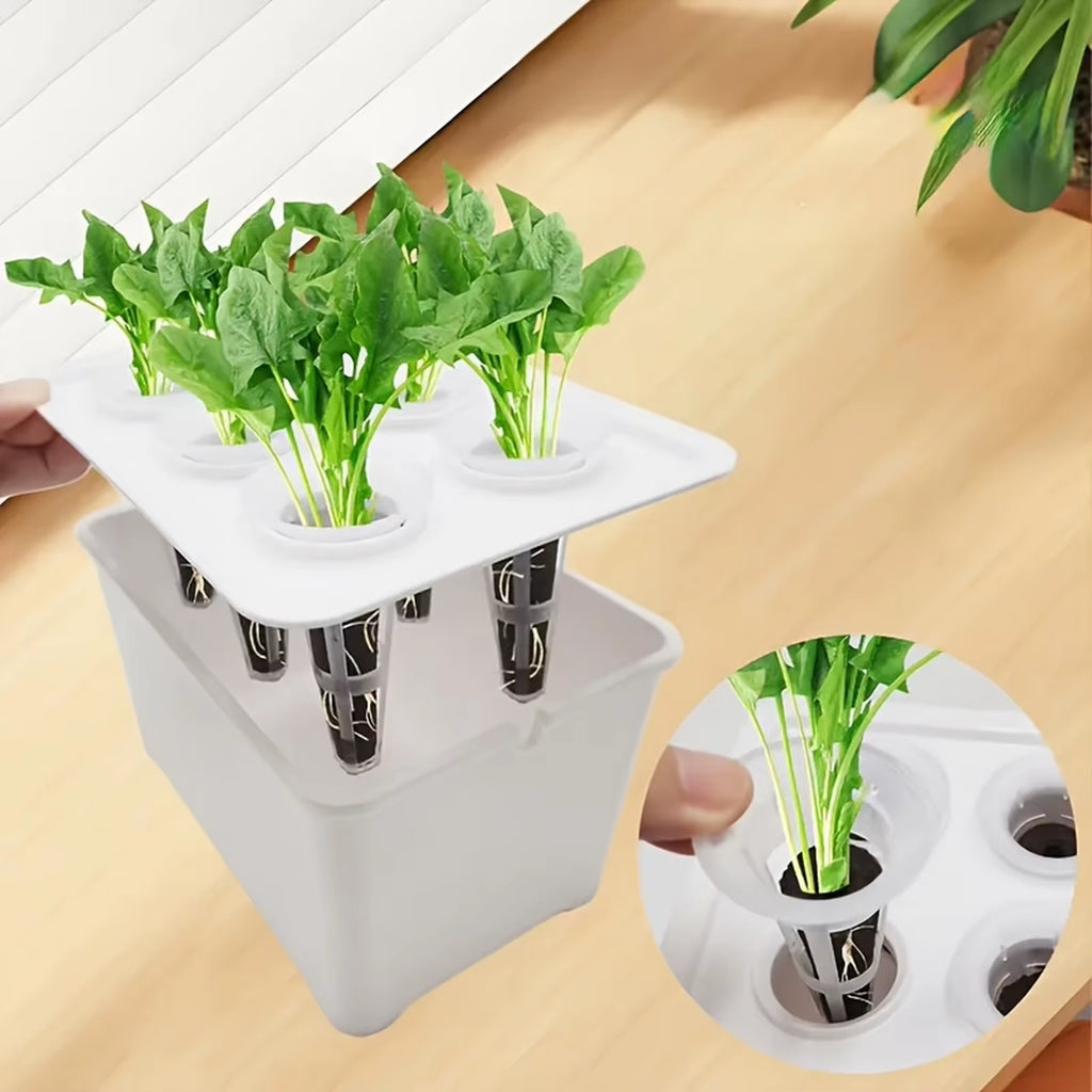 Plant Seed Seedling Pot Hydroponic Plant Specific Flowerpot Practical Grid Vegetable Planting Box Sunshine Hydroponic Apparatus