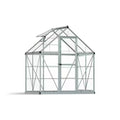 Harmony 6 Ft. X 4 Ft. Silver/Clear DIY Greenhouse Kit
