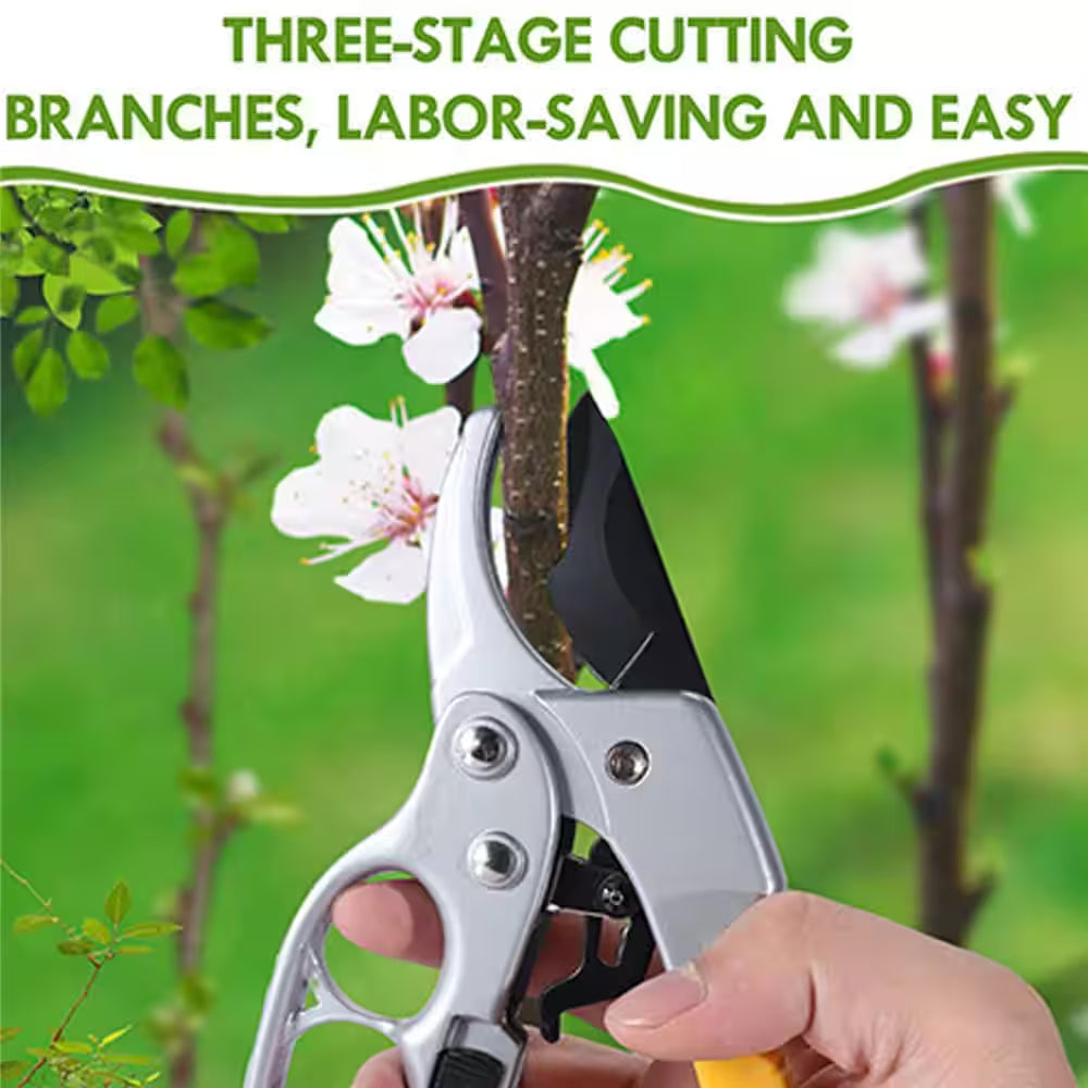 8 In. Hand Pruner, for Trimming Rose, Floral, Tree, Live Plants, Sharp Garden Scissors