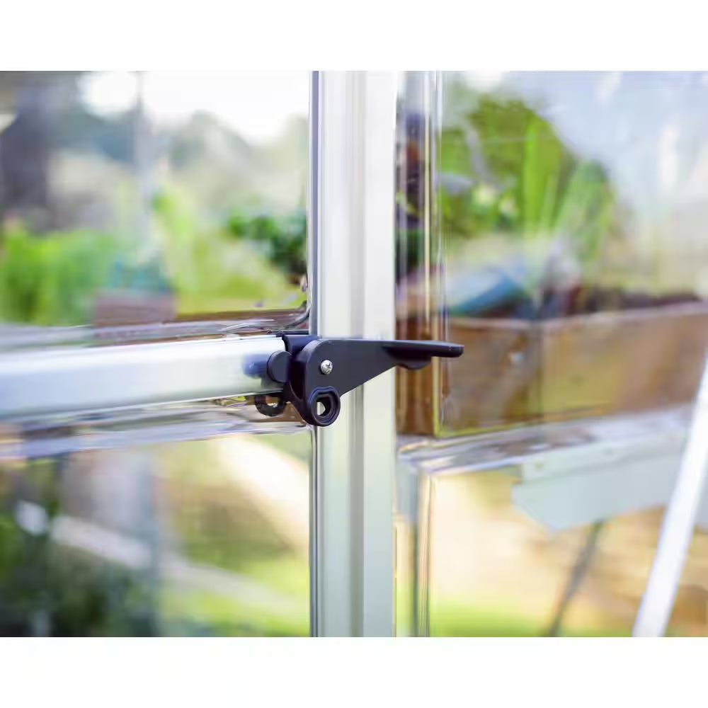 Harmony 6 Ft. X 4 Ft. Silver/Clear DIY Greenhouse Kit