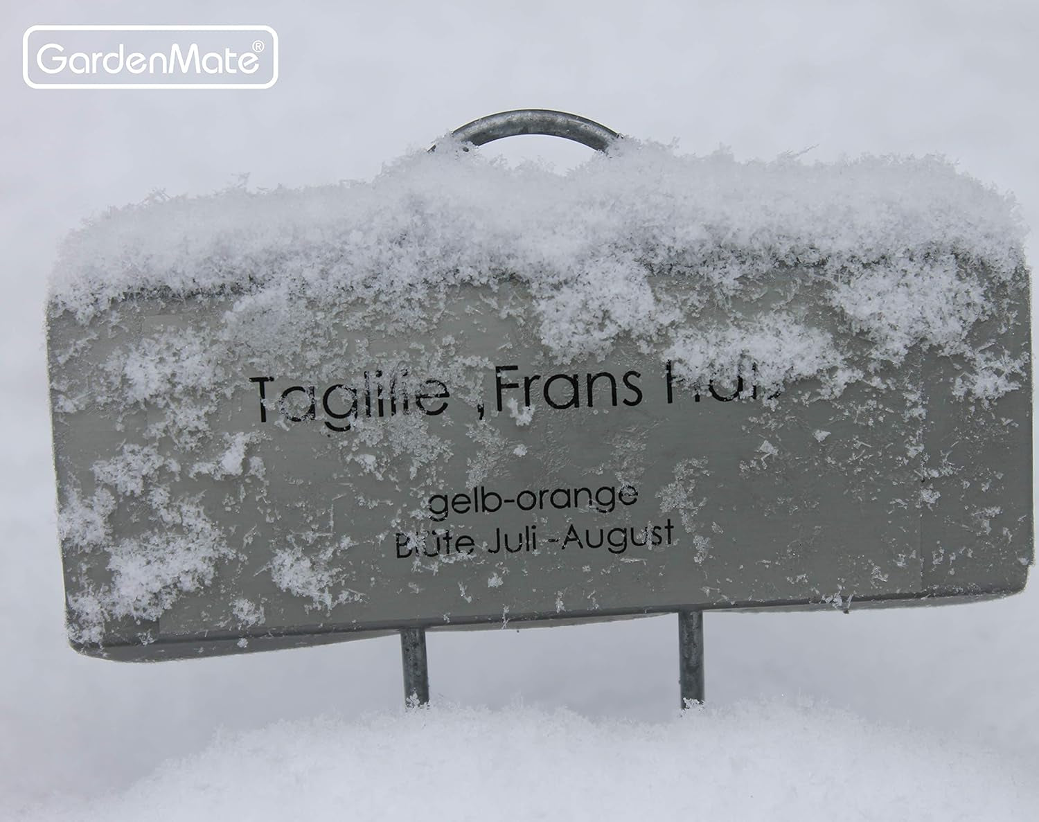 50-Pack Weatherproof Large Zinc Metal Plant Labels, Height 11.5", Label Area 3 1/2 X 1 1/4"