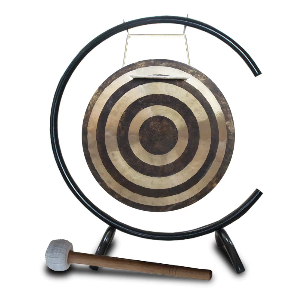 Arborea 20''/ 50CM Wind Gong with C-Type Gong Stand Chinese Feng Gong Best Gifts for Sound Therapy and Meditation