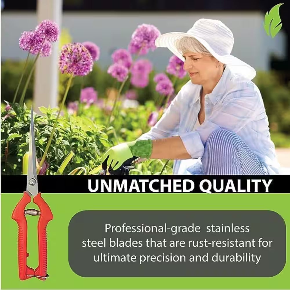 Extra Long Stainless Steel Pruner Pruning Shears Clippers Snips