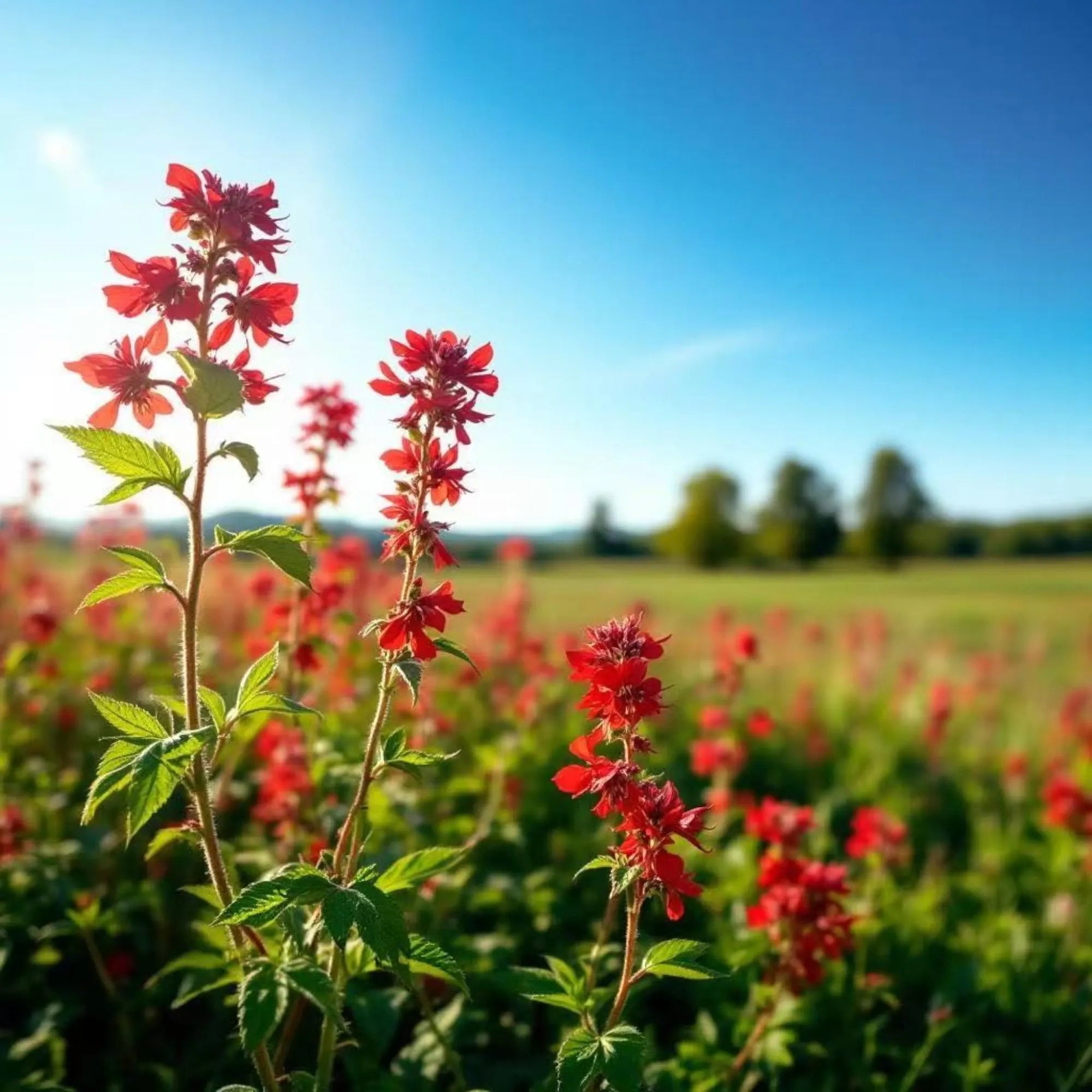 1000 Red Bee Balm Seeds – Heirloom Monarda Didyma for Pollinator Gardens, Borders & Wildflower Meadows