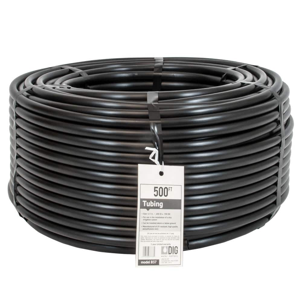 1/2 In. (.700 O.D.) X 500 Ft. Poly Drip Irrigation Tubing