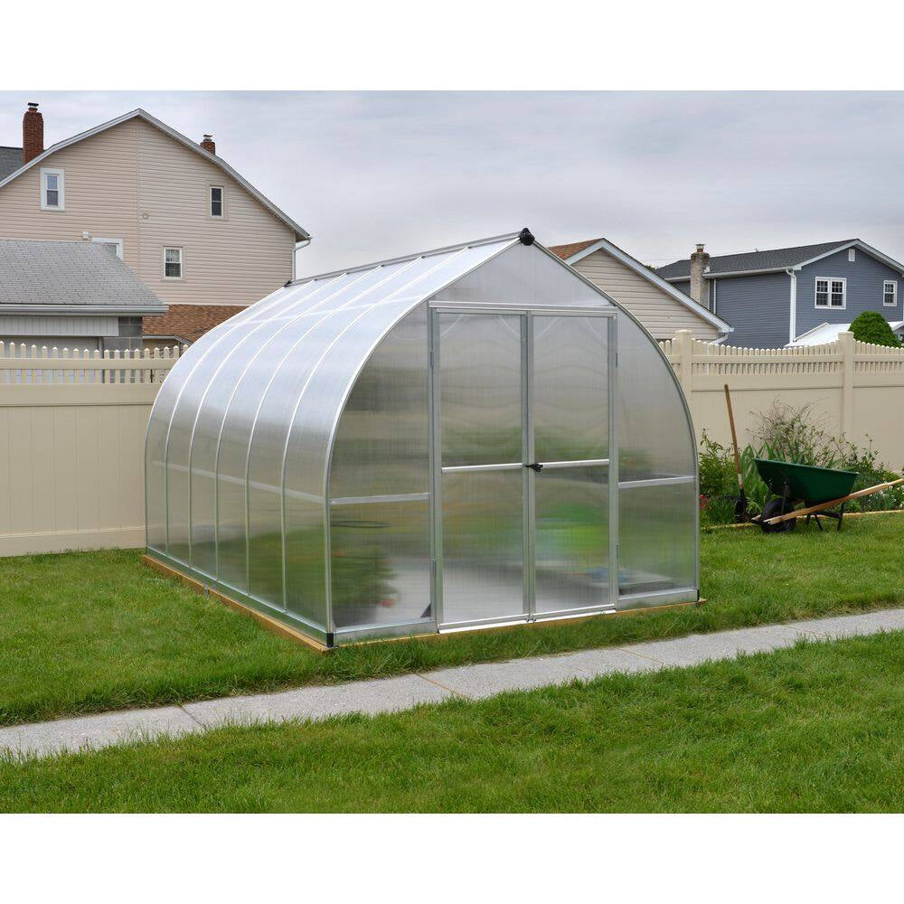 Bella 8 Ft. X 12 Ft. Silver/Diffused DIY Greenhouse Kit