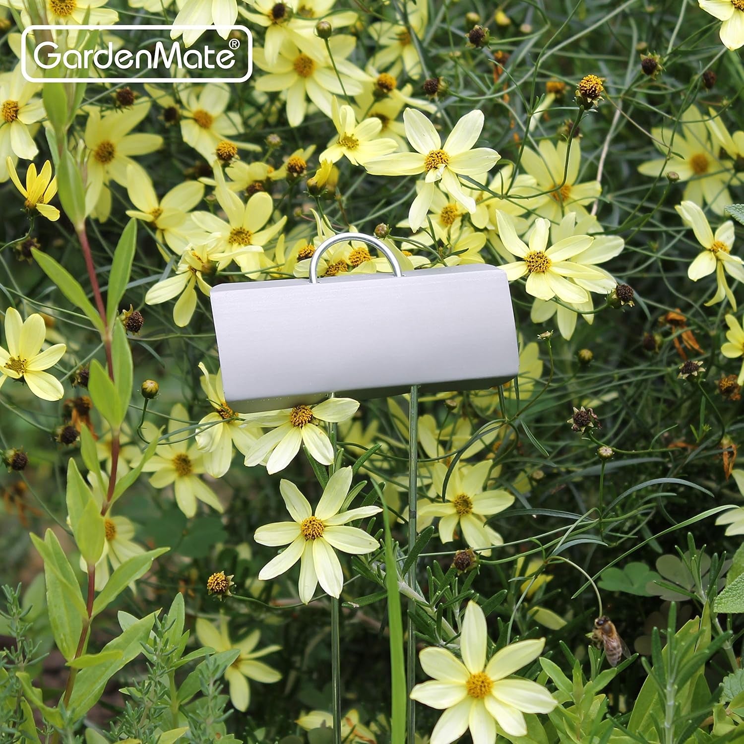 50-Pack Weatherproof Large Zinc Metal Plant Labels, Height 11.5", Label Area 3 1/2 X 1 1/4"