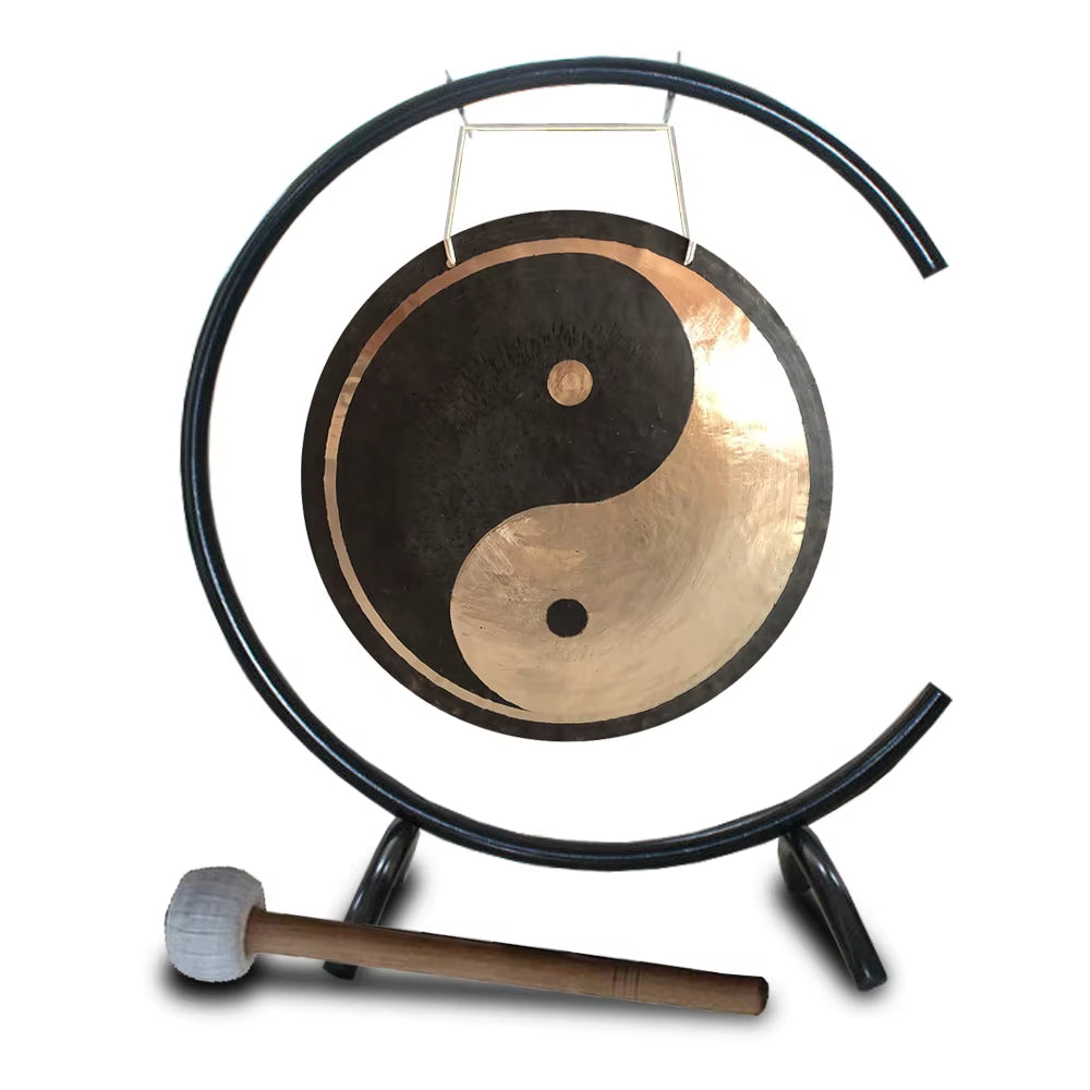 Arborea 20''/ 50CM Wind Gong with C-Type Gong Stand Chinese Feng Gong Best Gifts for Sound Therapy and Meditation
