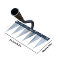 Metal Garden Rake Multifunctional Weeding Hoe Rake Harrow Farm Tool Weeding Scarifier Artifact Agricultural Tools Gardening Lawn