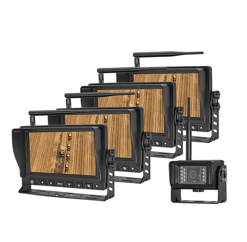 Farming Wireless Multi Screen Camera System W/ Night Vision - Agricam