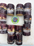 Thai Purple Sugarcane Nodes for Planting, Fresh Cuttings 1-3 Inches